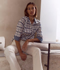 Jeans flare en coton stretch PYTA/85170/007
