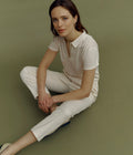 Pantalon 7/8ème en coton stretch PUJAS/85211/007