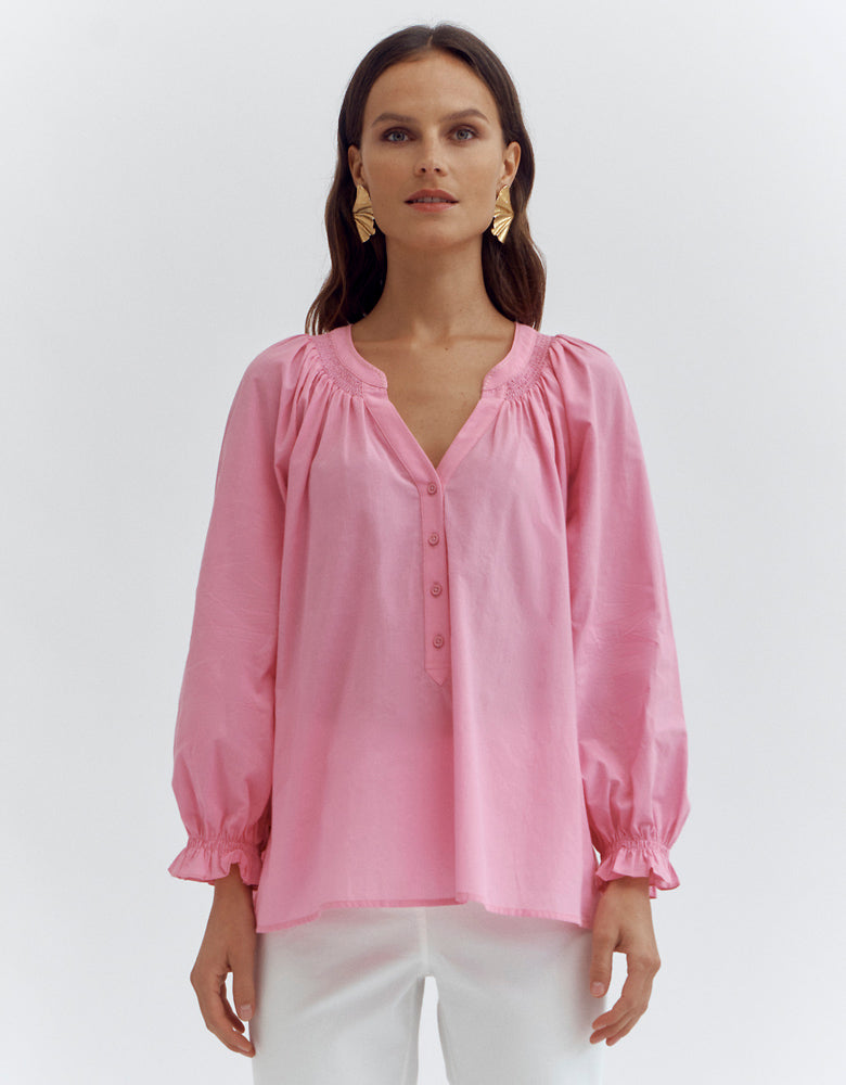 Blouse smockée CASUAL/87082/392