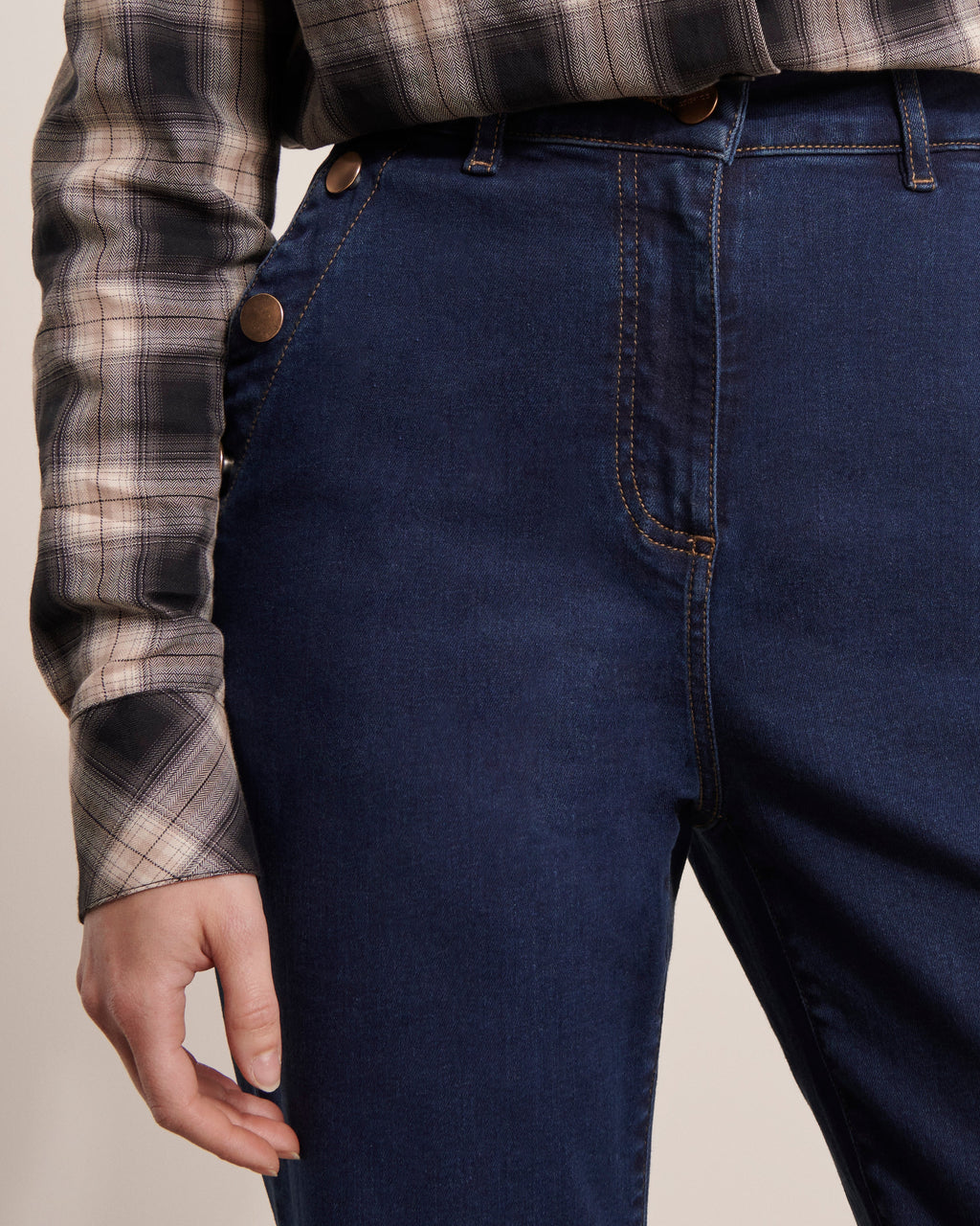 Jeans flare effet pont PALIA/12210/317