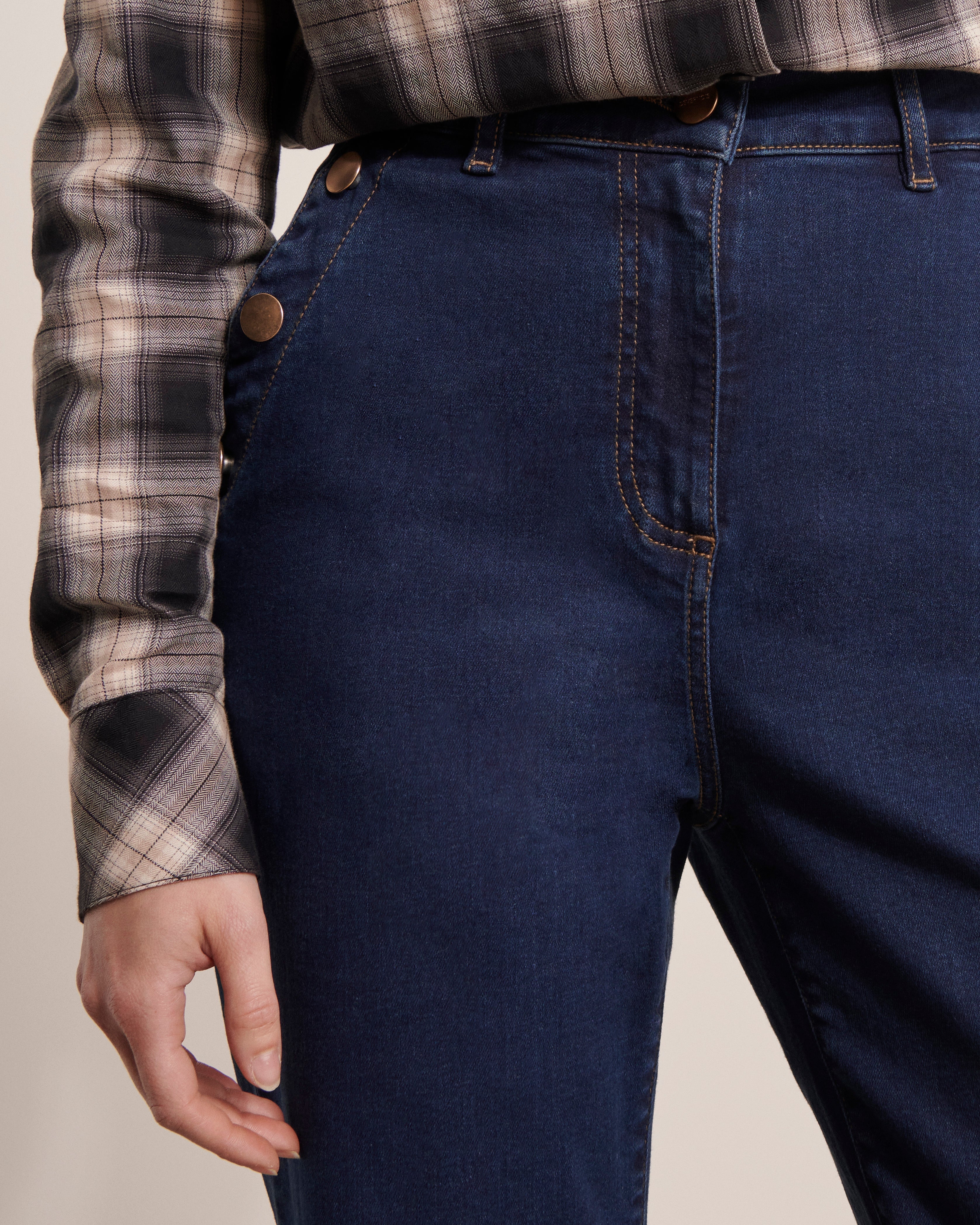 Jeans flare effet pont PALIA/12210/317