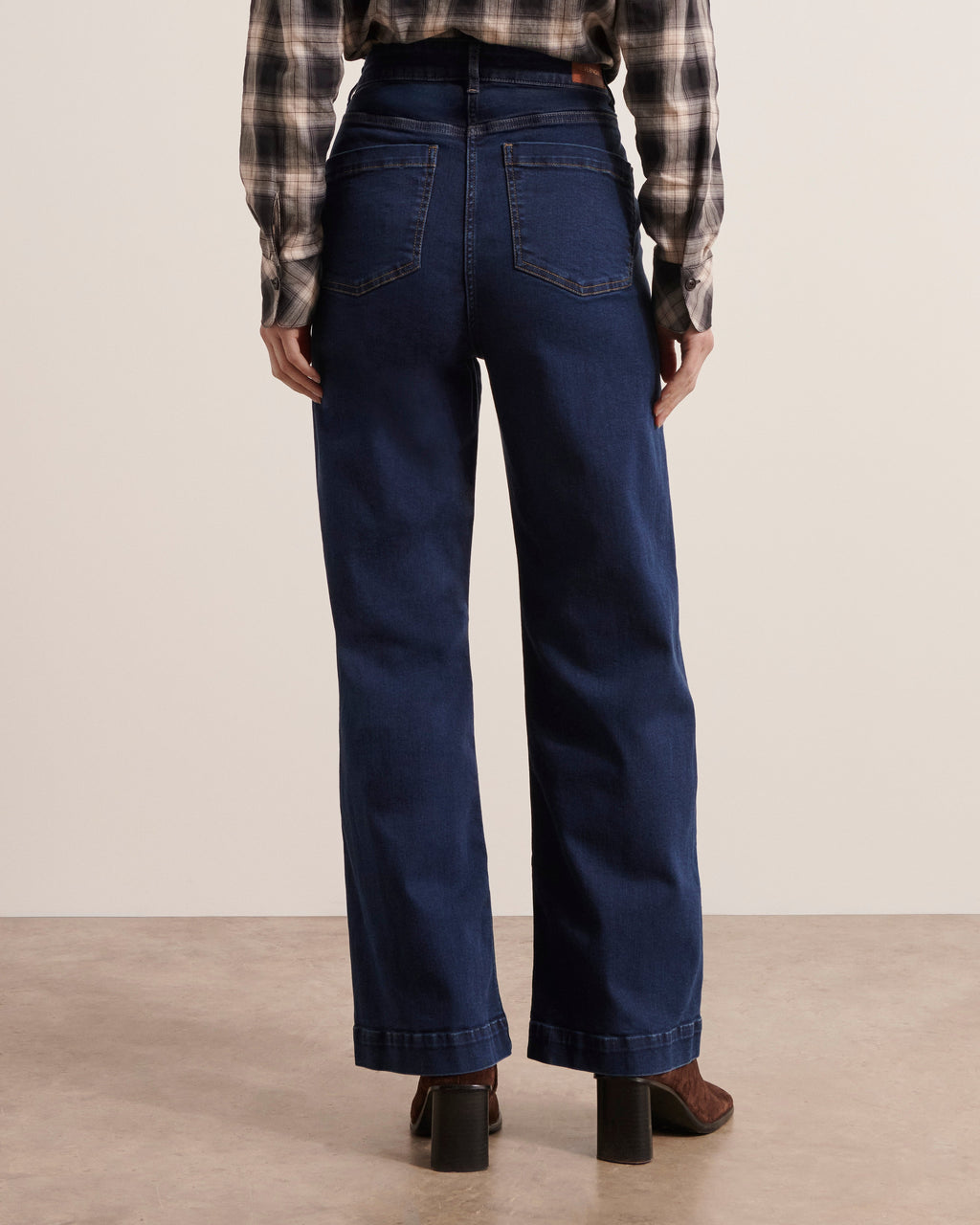 Jeans flare effet pont PALIA/12210/317