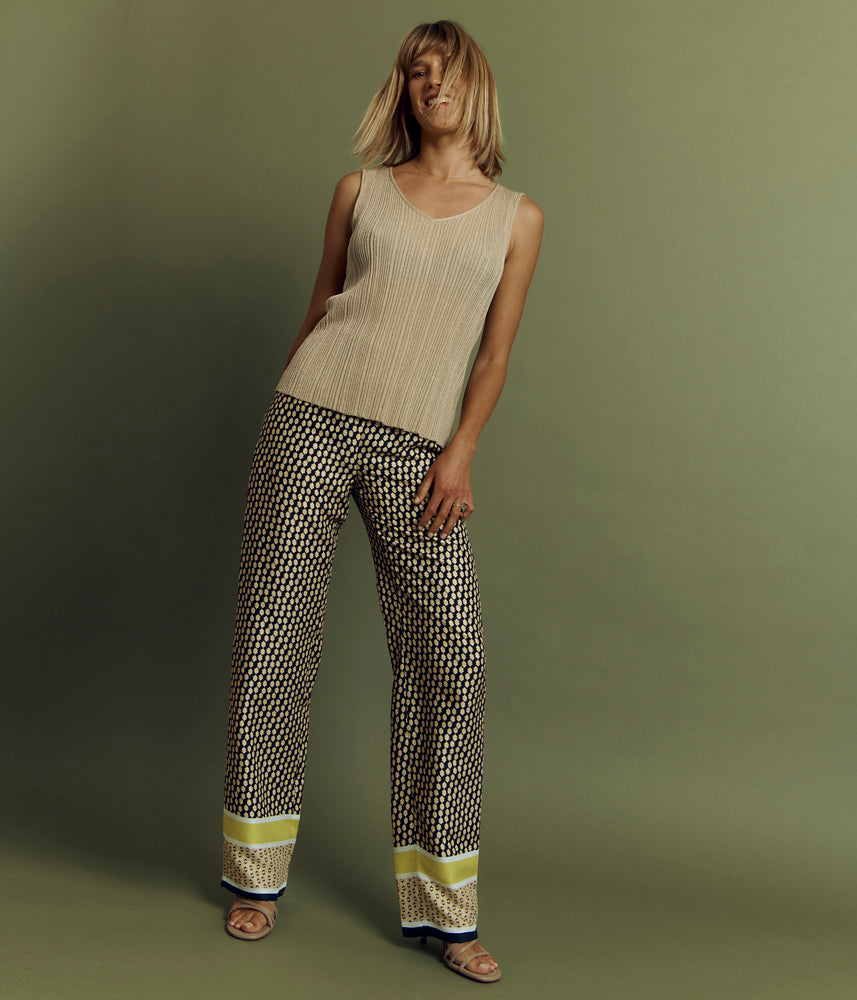 Pantalon fluide imprimé PALOMA/85012/531