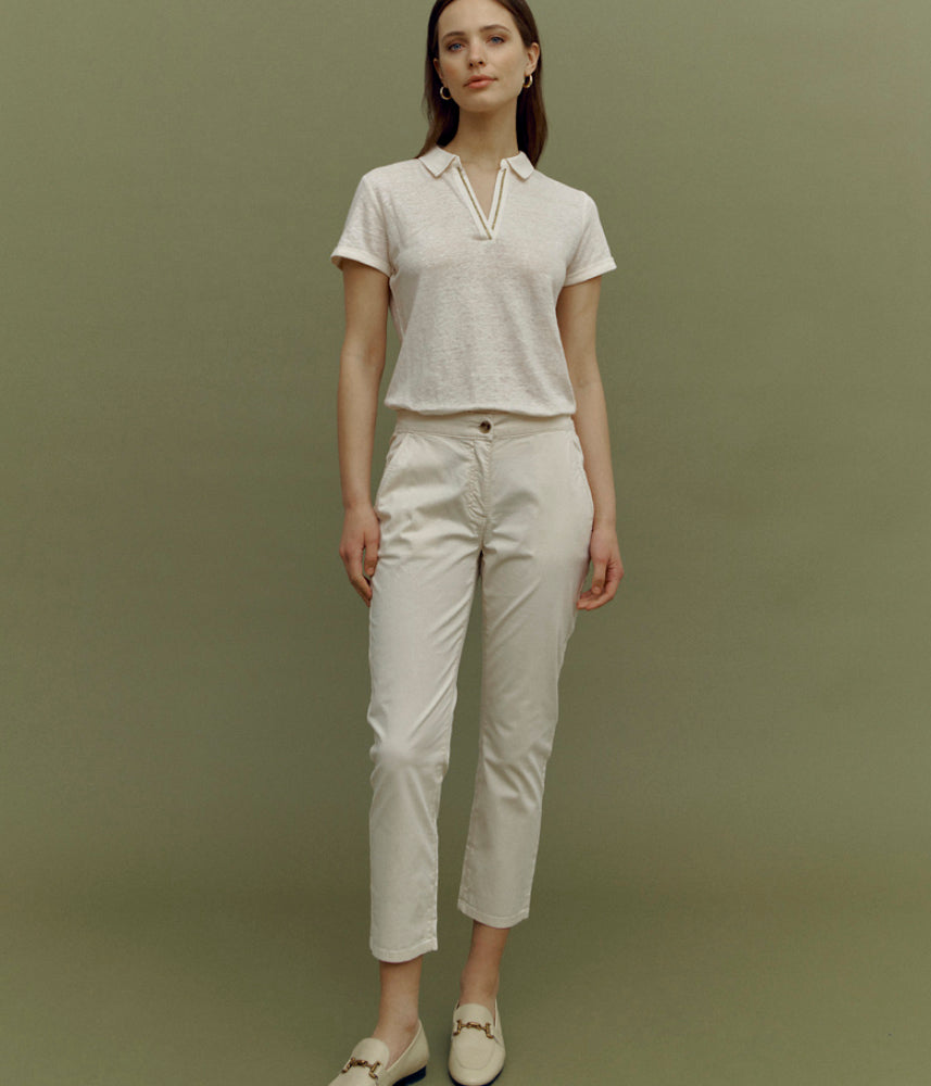 Pantalon 7/8ème en coton stretch PUJAS/85211/007